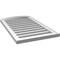 Ekena Millwork Arch Top Surface Mount PVC Gable Vent: Non-Functional, w/2"W x 1-1/2"P Brickmould Frame, 20"W x 32"H GVPAR20X3202SN - alternate 2
